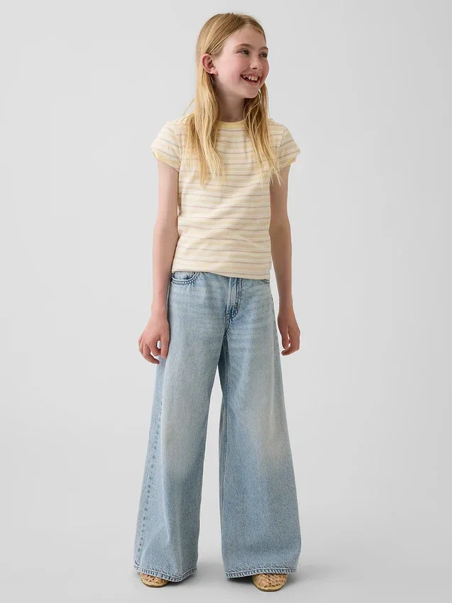 Jeans baggy taille basse pour enfant