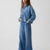 Jeans baggy taille basse pour enfant