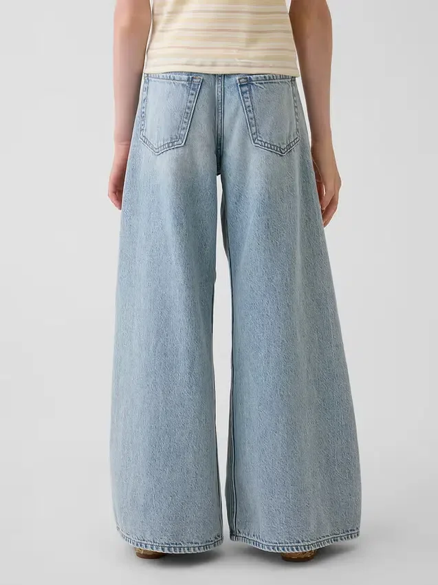 Jeans baggy taille basse pour enfant