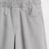 Jeans baggy taille basse pour enfant avec nœuds et ourlet fendu