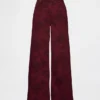 Jeans baggy à taille mi-haute et imprimé floral