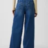 Jeans baggy taille mi-haute, ultra-doux et aux coutures discrètes