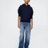 Jeans baggy ultra-doux à enfiler pour enfants