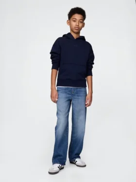 Jeans baggy ultra-doux à enfiler pour enfants