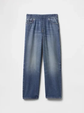 Jeans baggy ultra-doux à enfiler pour enfants