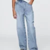 Jeans baggy ultra-doux à enfiler pour enfants