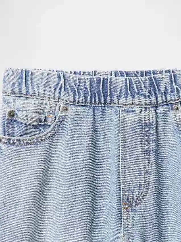 Jeans baggy ultra-doux à enfiler pour enfants