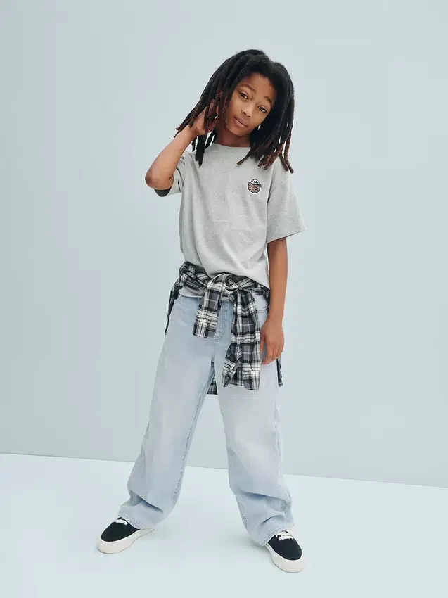 Jeans baggy ultra-doux pour enfants