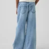 Jeans baggy ultra-doux à taille basse pour enfants