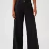 Jeans baggy ultra-doux à taille mi-haute