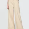 Jeans baggy ultra-doux à taille mi-haute