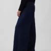 Jeans baggy ultra-doux à taille mi-haute