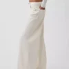 Jeans baggy ultra-doux à taille mi-haute