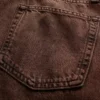 Jeans baggy ultra-doux à taille mi-haute