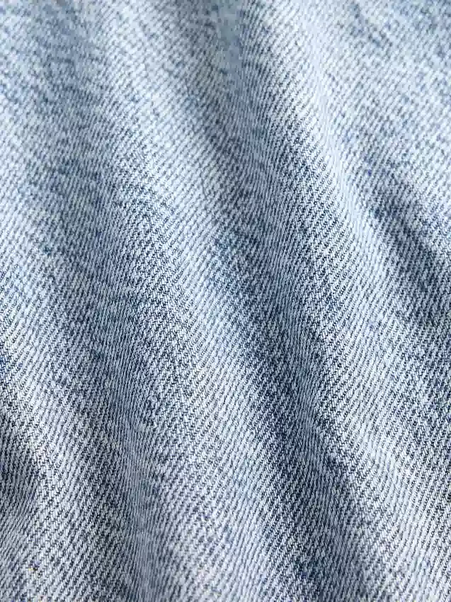 Jeans baggy ultra-doux à taille mi-haute