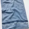 Jeans baggy ultra-doux à taille mi-haute