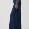 Jeans baggy ultra-doux à taille mi-haute pour les silhouettes rondes