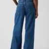 Jeans baggy ultra-doux à taille mi-haute pour les silhouettes rondes