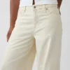Jeans baggy ultra-doux à taille mi-haute pour les silhouettes rondes