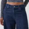 Jeans baggy ultra-doux à taille mi-haute pour les silhouettes rondes