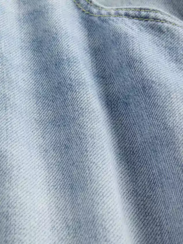 Jeans baggy ultra-doux à taille mi-haute pour les silhouettes rondes
