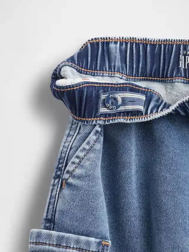Jeans-baril en maille pour Bébé & Enfant
