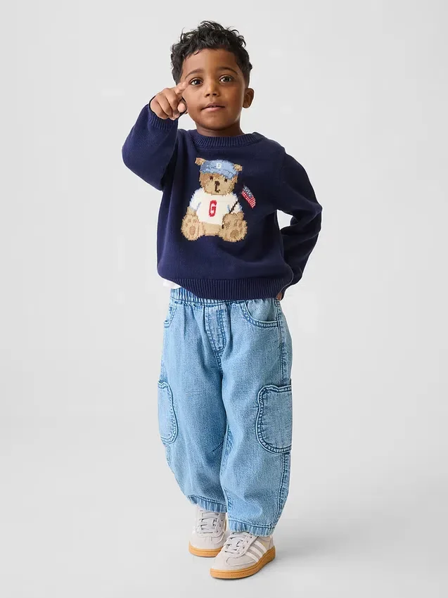 Jeans-baril à enfiler avec poches « Brannan Bear » pour Bébé & Enfant