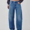 Jeans « Barrel » taille basse