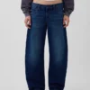 Jeans « Barrel » taille basse