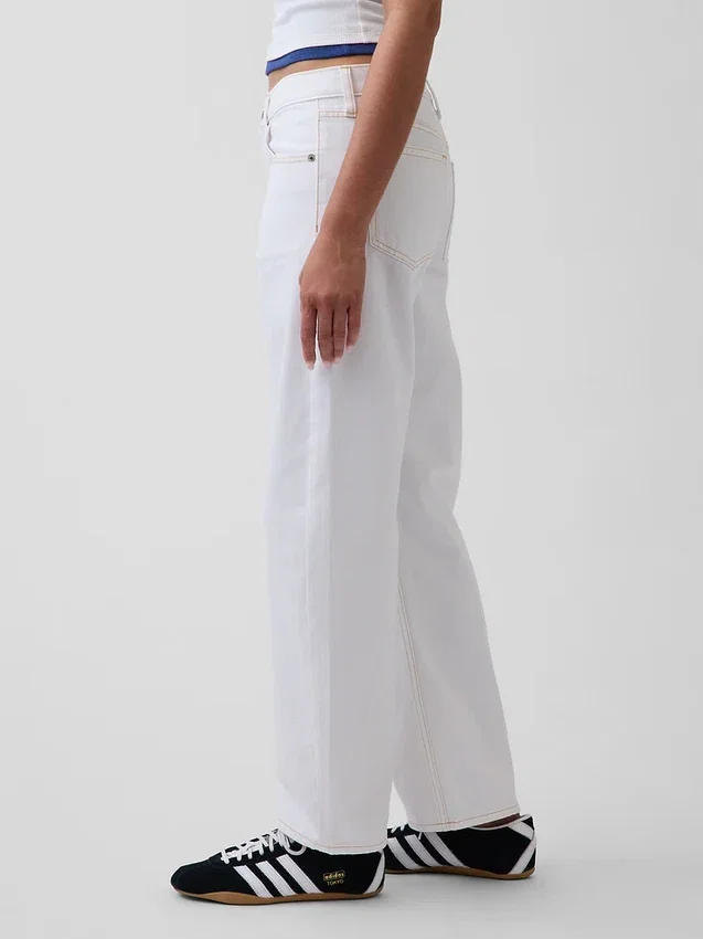 Jeans « Barrel » taille basse