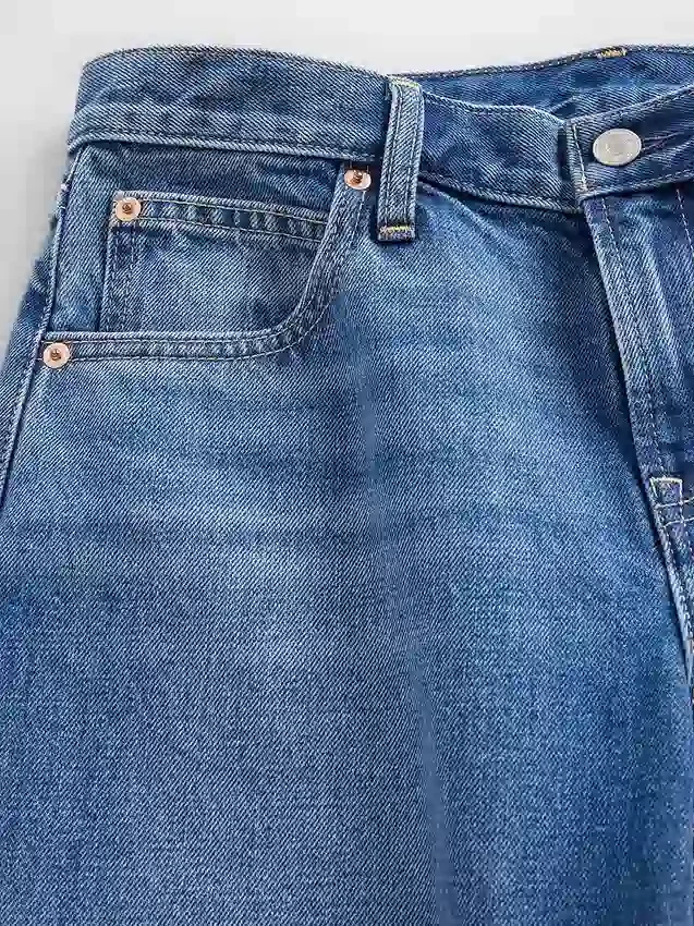 Jeans « Barrel » taille basse