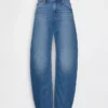 Jeans « Barrel » taille basse
