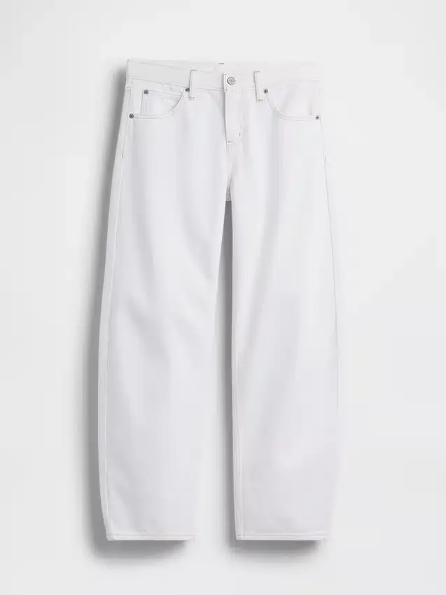 Jeans « Barrel » taille basse