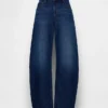 Jeans « Barrel » taille basse