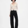 Jeans Barrel taille haute