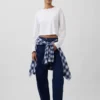 Jeans Barrel taille haute