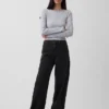 Jeans Barrel taille haute