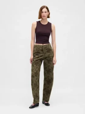 Jeans Barrel taille haute