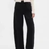 Jeans Barrel taille haute