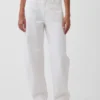 Jeans Barrel taille haute