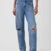 Jeans Barrel taille haute