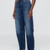 Jeans Barrel taille haute