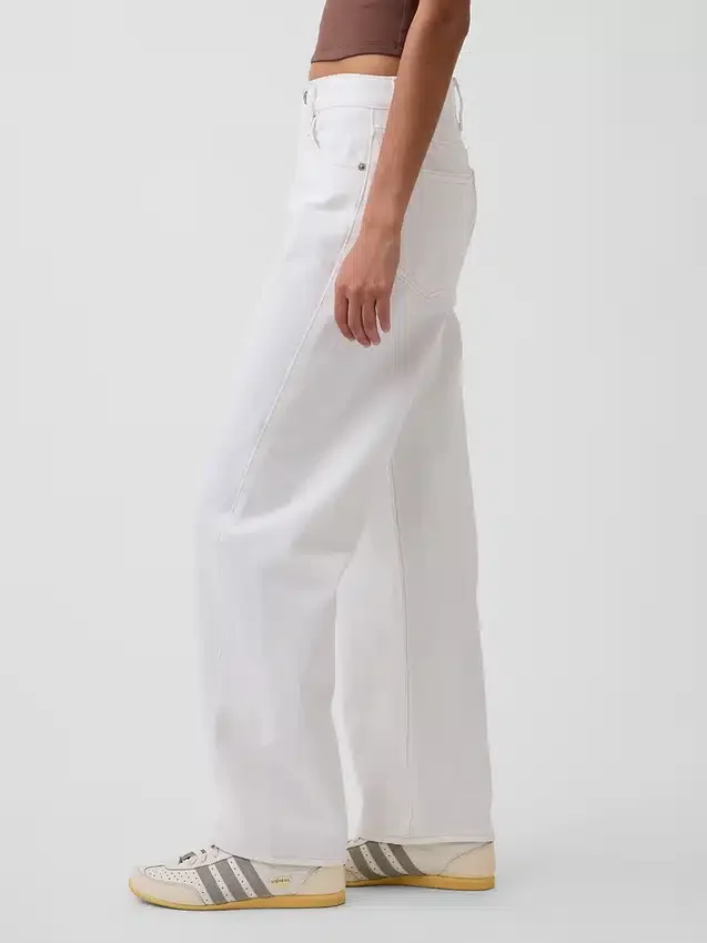 Jeans Barrel taille haute
