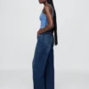 Jeans Barrel taille haute