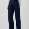 Jeans Barrel taille haute