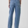 Jeans Barrel taille haute