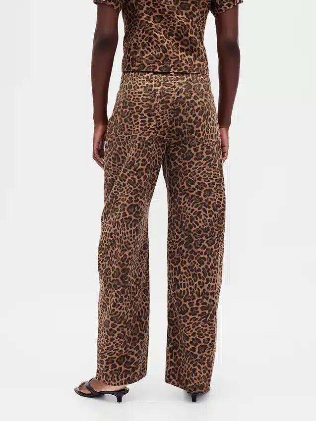 Jeans Barrel taille haute
