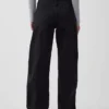 Jeans Barrel taille haute