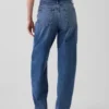 Jeans Barrel taille haute