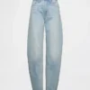 Jeans Barrel taille haute